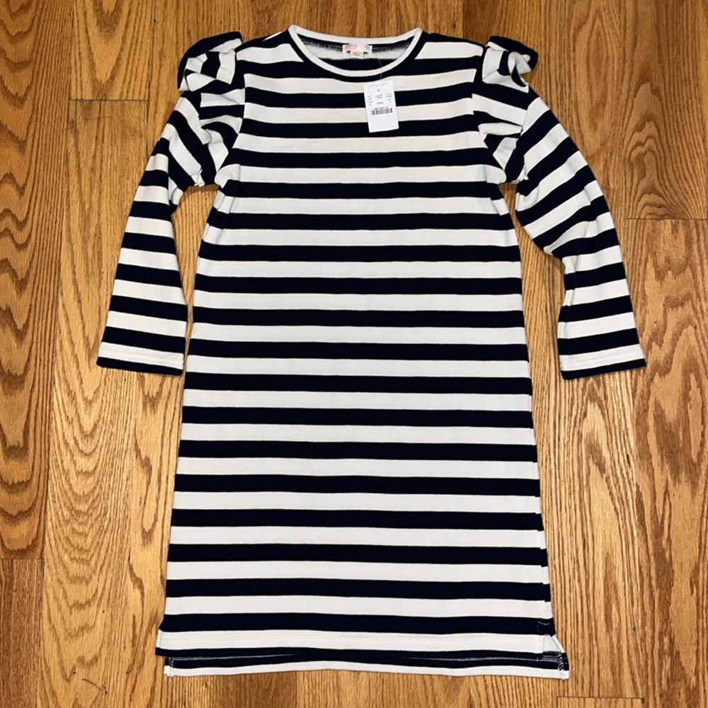 Crewcuts Striped Long Sleeve Dress